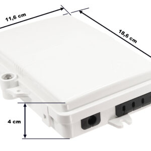 Terminale di Testa FTTH (Fiber-to-the-Home) IP65 a 4 porte